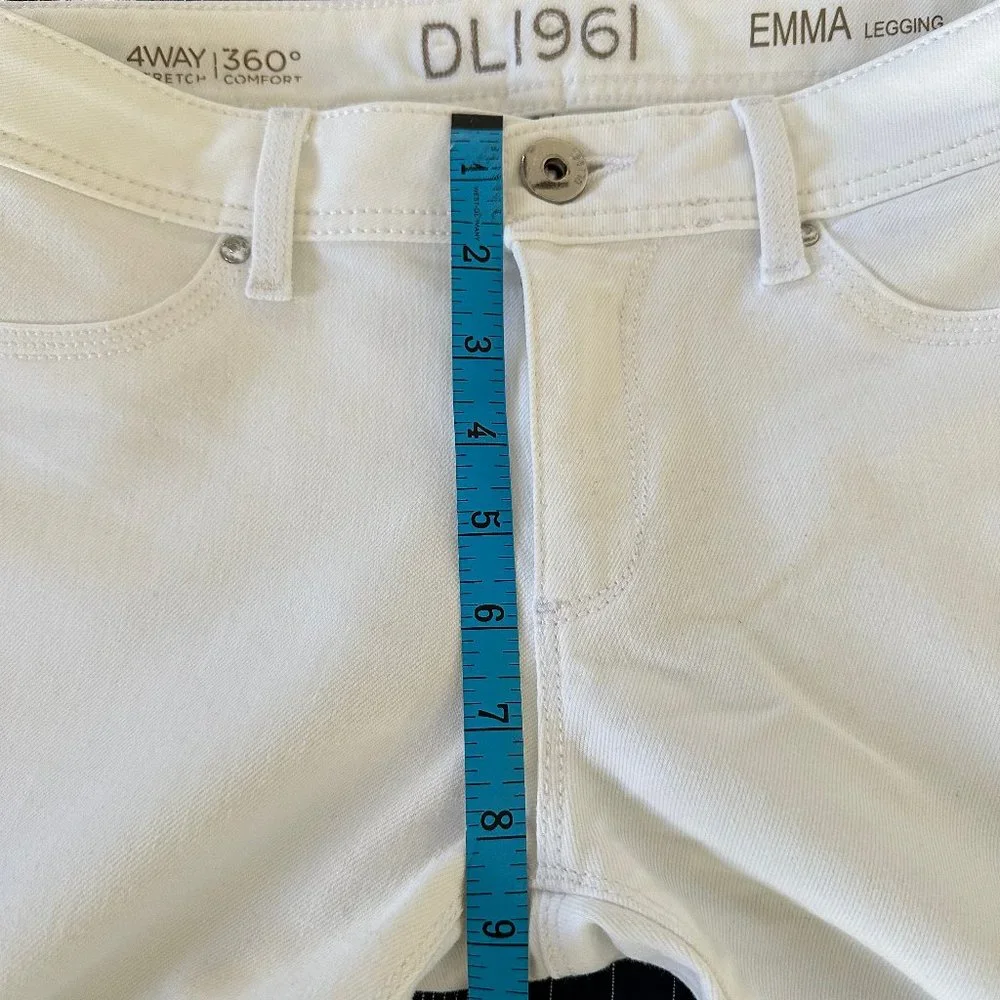 DL1961 Emma Legging in milk - Picture 8 of 12